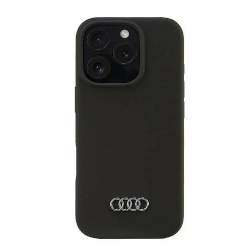 Eredeti tok IPHONE 16 PRO Audi Szilikon Tok (AU-LSRIP16P-Q3/D1-BK) fek-6955250227971 1 kép