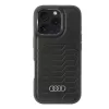  iPhone 16 Pro Eredeti Audi szintetikus bőrtok fekete tok (AU-TPUPCMI-6955250227612 1 kép