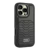  iPhone 16 Pro Eredeti Audi szintetikus bőrtok fekete tok (AU-TPUPCMI-6955250227612 2 kép