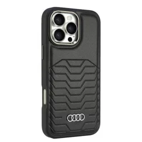  IPHONE 16 PRO MAX fekete Audi szintetikus bőr eredeti tok (AU-TPUPCM-6955250227636 2 kép