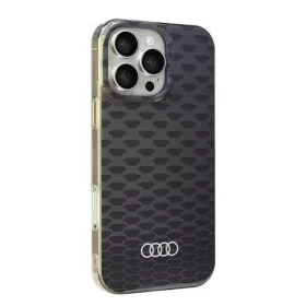  iPhone 16 Pro Max fekete Eredeti Audi IML varrásmintás MagSafe tok -6955250227797 2 kép