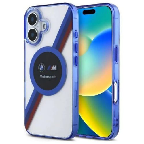 Eredeti BMW Motorsport IML Circle átlátszó MagSafe iPhone 16 tok-3666339325565 1 kép