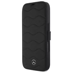 Eredeti tok IPHONE 16 PRO MAX Mercedes Hardcase MB Waves Bőr (MEBKP16-3666339364632 2 kép