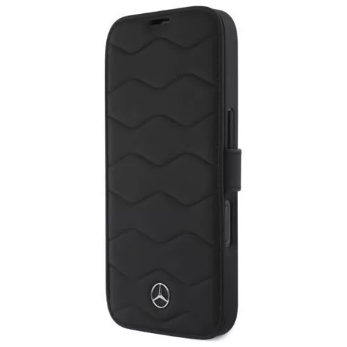 Eredeti tok IPHONE 16 PRO MAX Mercedes Hardcase MB Waves Bőr (MEBKP16-3666339364632 2 kép