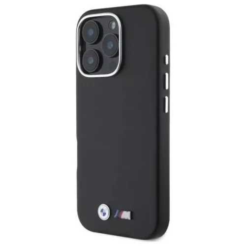  iPhone 16 Pro fekete Eredeti BMW Hardcase M Smooth Teljesen Befedő F-3666339312121 2 kép