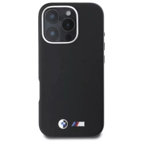  iPhone 16 Pro fekete Eredeti BMW Hardcase M Smooth Teljesen Befedő F-3666339312121 3 kép