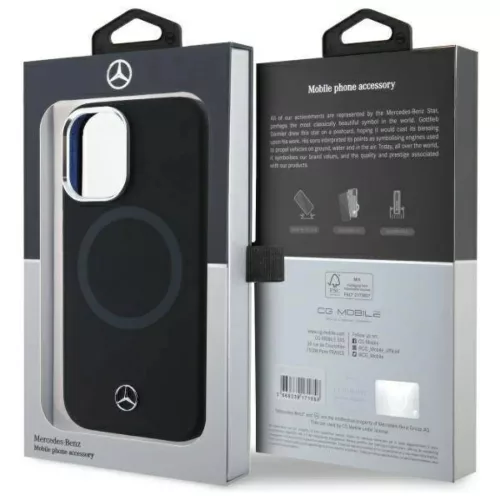 Eredeti tok IPHONE 16 Mercedes Hardcase Szilikon Tonal Logo MagSafe (M-3666339326883 8 kép