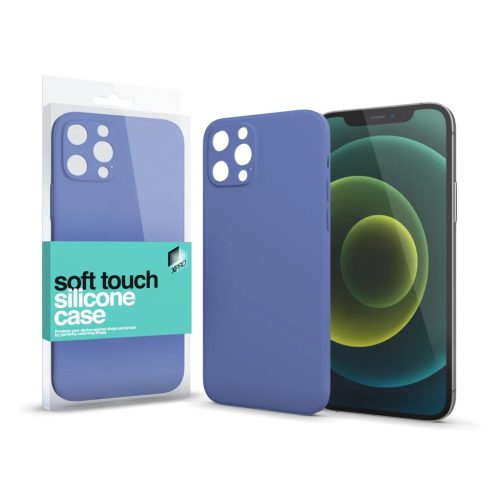 iPhone 12 Pro Xpro Slim Soft Touch Szilikon tok levanderszürke-1221290000009 1 kép