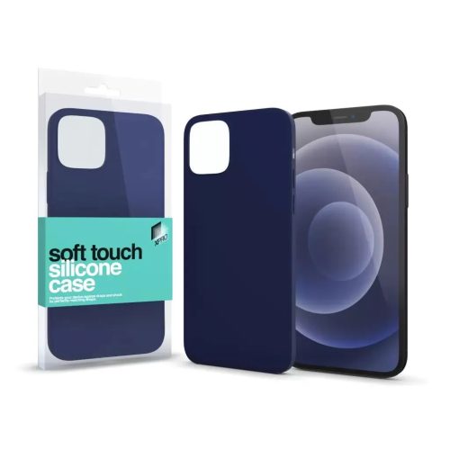 iPhone 13 Pro Max Xpro Soft Touch Szilikon tok sötétkék-1241520000005 1 kép