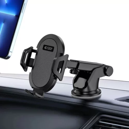 Tech-Protect V1 autós telefontartó szélvédőre/műszerfalra - feke-0795787710500 2 kép