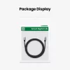 Ugreen US535 USB-C / USB-C PD kábel 240W 5A 1m - szürke-6941876213115 5 kép