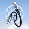 Ugreen US535 USB-C / USB-C PD kábel 240W 5A 1m - szürke-6941876213115 9 kép