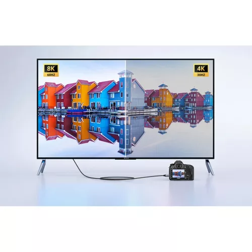 UGREEN HD163 Mini HDMI - HDMI kábel, 8K, 1m-6941876215140 4 kép