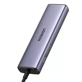 UGREEN 6 az 1-ben multifunkciós adapter USB-C - 3x USB A 3.0, HDMI, R-6941876215980 2 kép