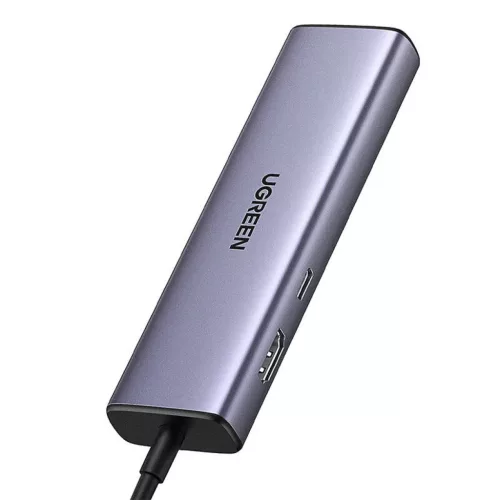 UGREEN 6 az 1-ben multifunkciós adapter USB-C - 3x USB A 3.0, HDMI, R-6941876215980 2 kép