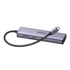 UGREEN 6 az 1-ben multifunkciós adapter USB-C - 3x USB A 3.0, HDMI, R-6941876215980 4 kép