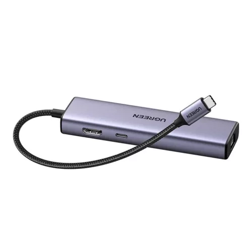 UGREEN 6 az 1-ben multifunkciós adapter USB-C - 3x USB A 3.0, HDMI, R-6941876215980 4 kép