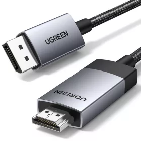   Ugreen DP119 15773 DisplayPort / HDMI 4K 60Hz kábel 1m - szürke