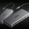 USB-C Hub Ugreen CM681 4x USB, 2x HDMI, DisplayPort, RJ45, SD/TF, AUX,-6941876219780 2 kép