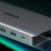 USB-C Hub Ugreen CM681 4x USB, 2x HDMI, DisplayPort, RJ45, SD/TF, AUX,-6941876219780 3 kép