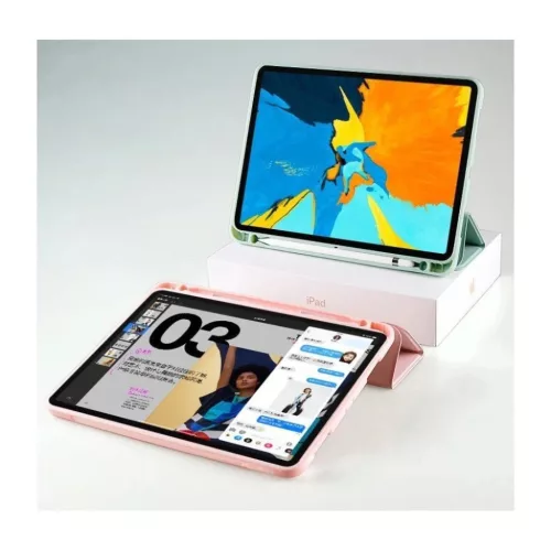 Tech-Protect SC Pen fliptok iPad 10.2" 2019-2021 - pink-0795787710623 5 kép