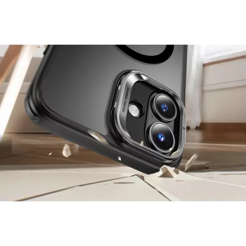  iPhone 16 Matt Fekete ESR Classic Hybrid tok Stash Standdal (HaloLock-4894240217474 4 kép
