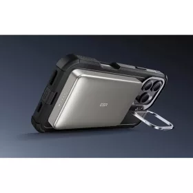  iPhone 16 Pro Max Fekete ESR Cyber Tough tok Stash Standdel (HaloLock-4894240219744 2 kép