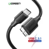 UGREEN USB-C - micro-USB 3.0 kábel, 1m (fekete)-6957303821037 5 kép