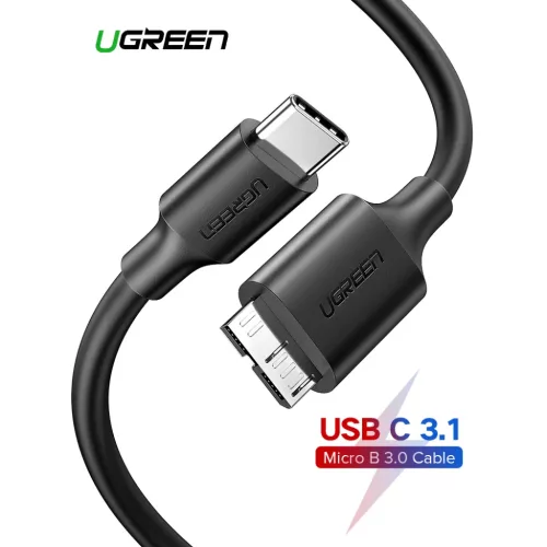 UGREEN USB-C - micro-USB 3.0 kábel, 1m (fekete)-6957303821037 5 kép