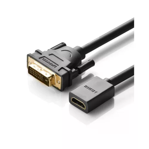 Ugreen 20118 DVI - HDMI átalakító kábel fekete-6957303821181 3 kép