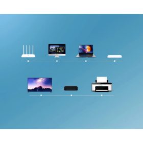 Ugreen Ethernet patchcord kábel RJ45 Cat 6A UTP 1000Mbps 3m fekete (2-6957303821617 2 kép