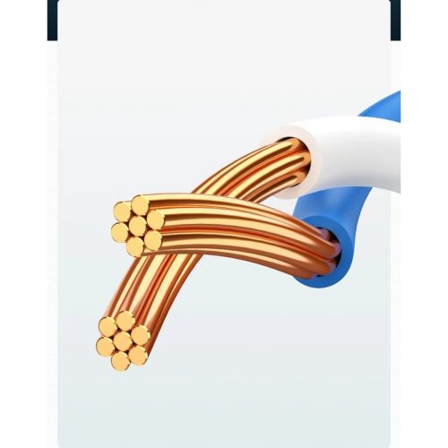 Ugreen Ethernet patchcord kábel RJ45 Cat 6A UTP 1000Mbps 3m fekete (2-6957303821617 6 kép