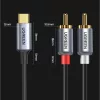 Ugreen USB Type-C  - 2RCA audio kábel 1.5m szürke (20193 CM451)-6957303821938 7 kép