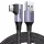 Ugreen US385 USB-A / USB-C 90º 5Gb/s 3A 1m szögletes kábel - fekete