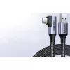 Ugreen US385 USB-A / USB-C 90º 5Gb/s 3A 1m szögletes kábel - fekete-6957303822997 5 kép