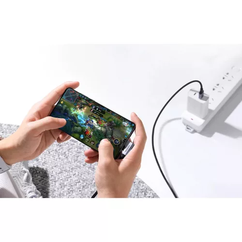 Ugreen US385 USB-A / USB-C 90º 5Gb/s 3A 1m szögletes kábel - fekete-6957303822997 6 kép