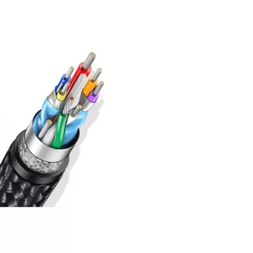 Ugreen US385 USB-A / USB-C 90º 5Gb/s 3A 1m szögletes kábel - fekete-6957303822997 8 kép