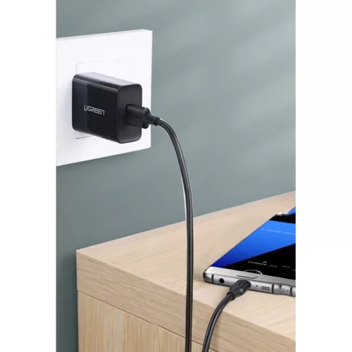 Ugreen USB 3.0 / USB Type-C kábel 3A kábel 1m fekete-6957303828821 6 kép
