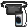 Spigen A621 Fekete Aqua Shield vízálló derék táska + vízálló tok