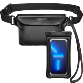  Spigen A621 Fekete Aqua Shield vízálló derék táska + lebegő tok-8809811860863 1 kép