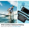 Spigen Aqua Shield A621 vízálló derék táska + lebegő tok - feket-8809811860863 9 kép