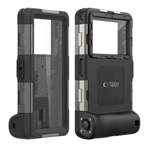 Tech-Protect Vízálló tok IPX8 okostelefonokhoz 4.7-6.7" - fekete-9589046924552 4 kép