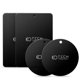 Tech-Protect MetalPlate mágneses lapok autós tartókhoz - fekete (4 -9589046924637 1 kép
