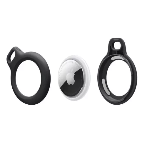 Tech-Protect Rough Chain tok Apple AirTag függővel - fekete-9589046926228 3 kép
