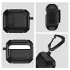 Tech-Protect X-Carbo tok AirPods Pro 1 / 2 - fekete-9490713928080 6 kép
