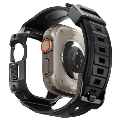  Apple Watch ULTRA 1/2/3 (49MM) Fekete Spigen RUGGED ARMOR "PRO" Tok-8809811868791 5 kép