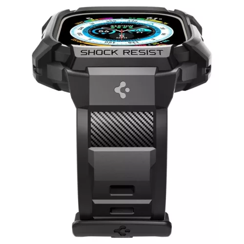  Apple Watch ULTRA 1/2/3 (49MM) Fekete Spigen RUGGED ARMOR "PRO" Tok-8809811868791 6 kép