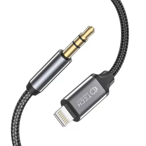 Tech-Protect UltraBoost audio Lightning / mini jack 3.5mm kábel 1m - -9490713929087 2 kép