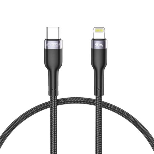 Tech-Protect UltraBoost 2 Lightning / USB-C PD kábel 30W 3A 0,25m - f-9490713928912 1 kép