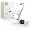 Tech-Protect QI15W-A22 induktív MagSafe töltő 3in1 MagSafe állvánnyal okostelefonhoz / Apple Watch-hoz / AirPods-hoz - fehér